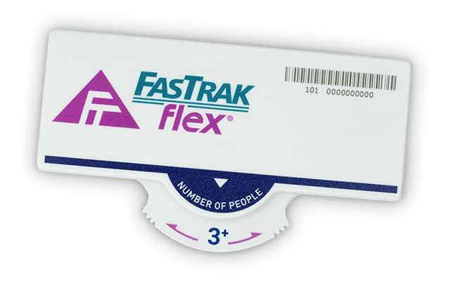 FasTrak Flex toll tag with dial indicator
